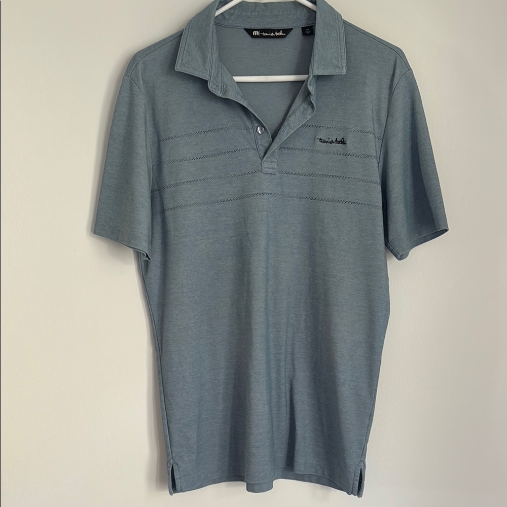 Travis Mathew Men's Blue Polo